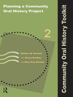 cover image of Planning a Community Oral History Project